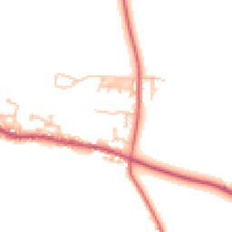 Daytime road noise heatmap for DH6 1QL