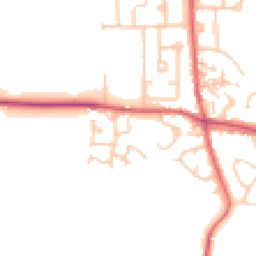 Daytime road noise heatmap for DH6 1RQ