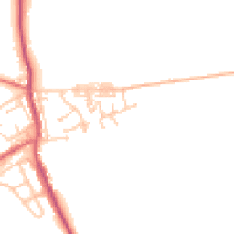 Daytime road noise heatmap for DH6 2BH