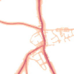 Daytime road noise heatmap for DH6 2BP
