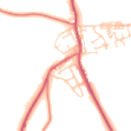 Daytime road noise heatmap for DH6 2DT