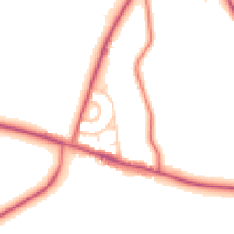 Daytime road noise heatmap for DH6 2EG