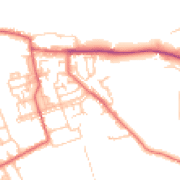 Daytime road noise heatmap for DH6 2QW