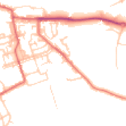 Daytime road noise heatmap for DH6 2QY