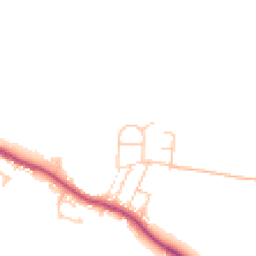 Daytime road noise heatmap for DH6 2RS