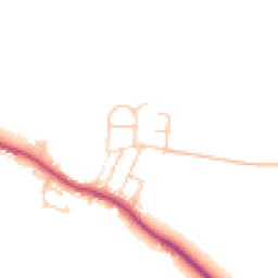 Daytime road noise heatmap for DH6 2RT