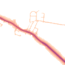 Daytime road noise heatmap for DH6 2SP