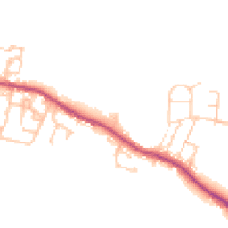 Daytime road noise heatmap for DH6 2TD