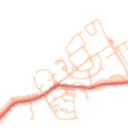 Daytime road noise heatmap for DH6 3DW