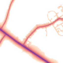 Daytime road noise heatmap for DH6 3HP