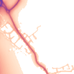 Daytime road noise heatmap for DH6 4BW