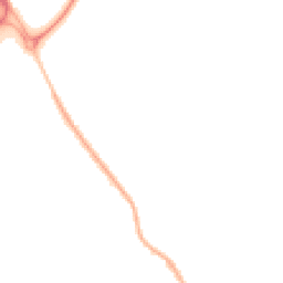 Night-time road noise heatmap for DH6 4BW