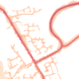 Daytime road noise heatmap for DH6 4HB