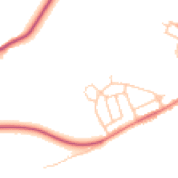 Daytime road noise heatmap for DH6 4ND