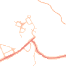 Daytime road noise heatmap for DH6 4NN