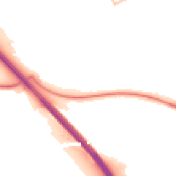 Night-time road noise heatmap for DH6 4ST