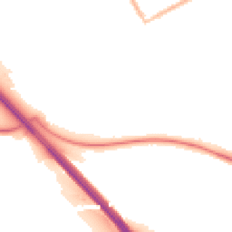 Night-time road noise heatmap for DH6 4SU