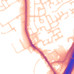 Daytime road noise heatmap for DH6 5AN