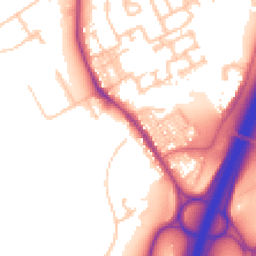 Daytime road noise heatmap for DH6 5AR