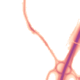 Night-time road noise heatmap for DH6 5AR