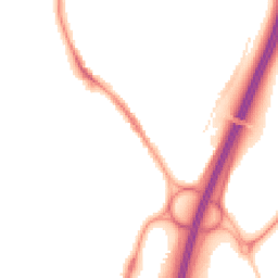 Night-time road noise heatmap for DH6 5AU