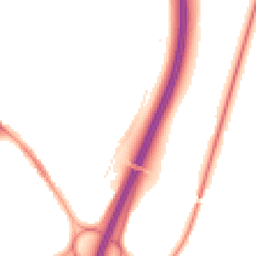 Night-time road noise heatmap for DH6 5BW