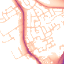 Daytime road noise heatmap for DH6 5DT