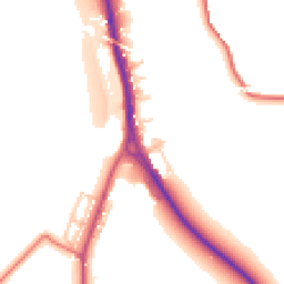 Daytime road noise heatmap for DH6 5HN
