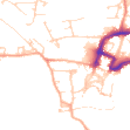 Daytime road noise heatmap for DL10 4AT