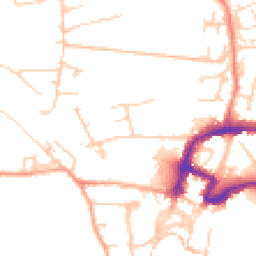 Daytime road noise heatmap for DL10 4AY
