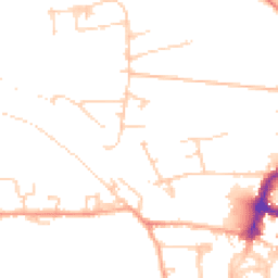 Daytime road noise heatmap for DL10 4BG