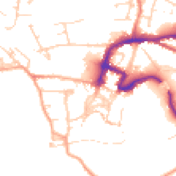 Daytime road noise heatmap for DL10 4DS