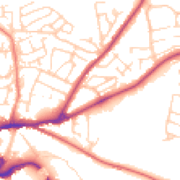 Daytime road noise heatmap for DL10 5AE