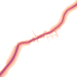 Daytime road noise heatmap for DL10 5DS