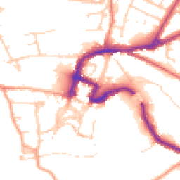 Daytime road noise heatmap for DL10 7AD