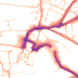 Daytime road noise heatmap for DL10 7AR