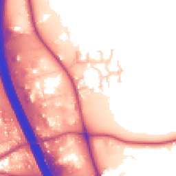 Daytime road noise heatmap for DL10 7JE