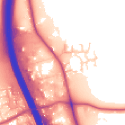 Daytime road noise heatmap for DL10 7JF