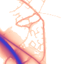 Daytime road noise heatmap for DL10 7LZ