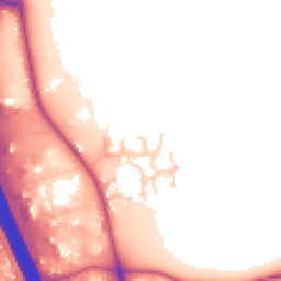 Daytime road noise heatmap for DL10 7TR
