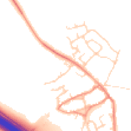 Daytime road noise heatmap for DL10 7UB