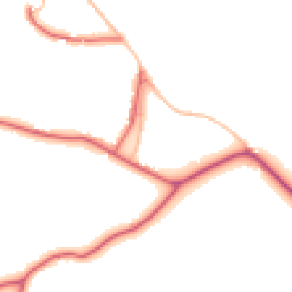 Daytime road noise heatmap for DL12 0AB