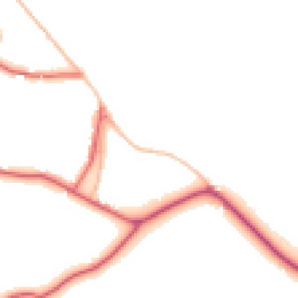 Daytime road noise heatmap for DL12 0DA