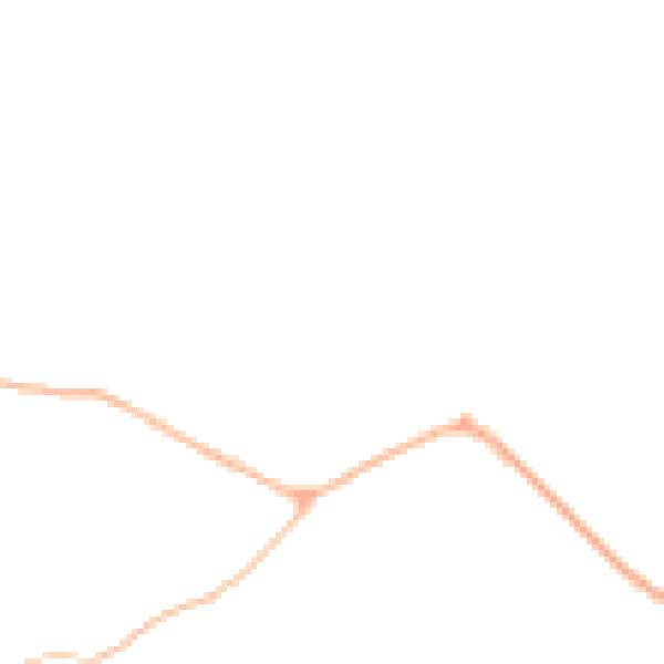 Night-time road noise heatmap for DL12 0DA