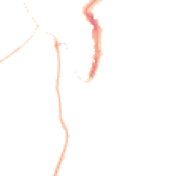 Night-time road noise heatmap for DL12 8PY
