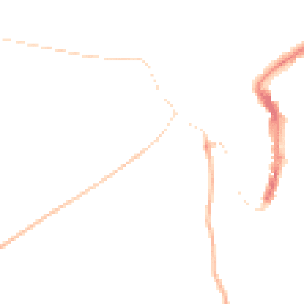 Night-time road noise heatmap for DL12 9AJ