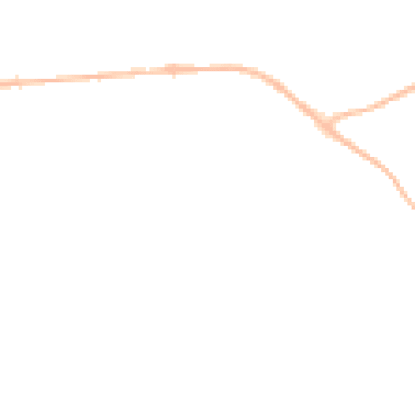 Night-time road noise heatmap for DL14 0RT