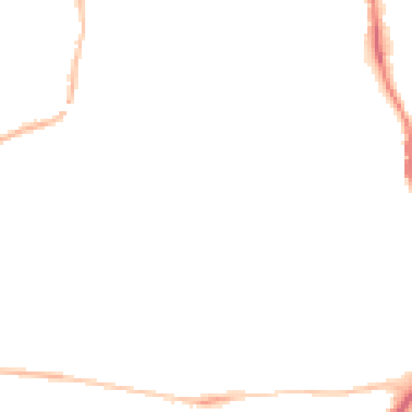 Night-time road noise heatmap for DL14 6AG