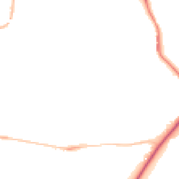 Night-time road noise heatmap for DL14 6HR