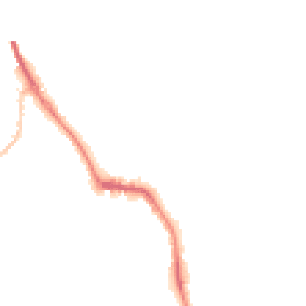 Night-time road noise heatmap for DL14 7JE
